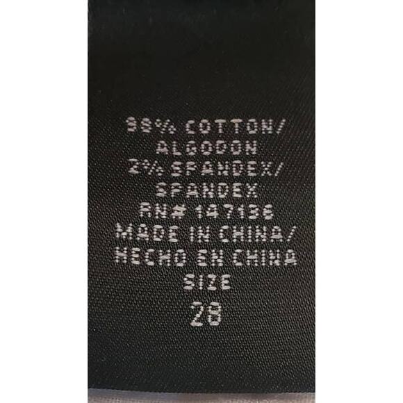 1822 Denim Gray Camo Jeans tapered Legs Size 28 - Picture 9 of 9